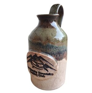 Rocky Top Bonspiel Curling Trophy Stoneware Jug 2008 Knoxville Tennessee